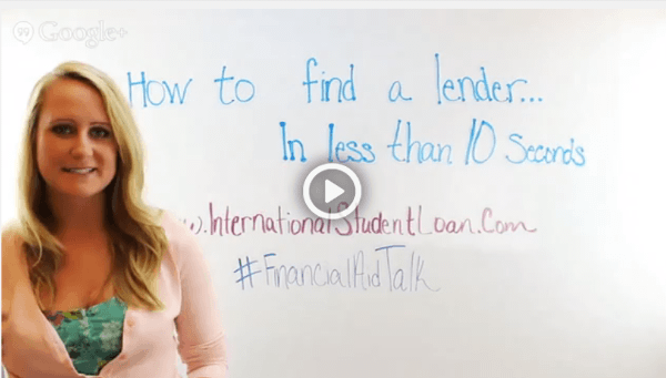 How to Find an International Student Loan in 10 Seconds